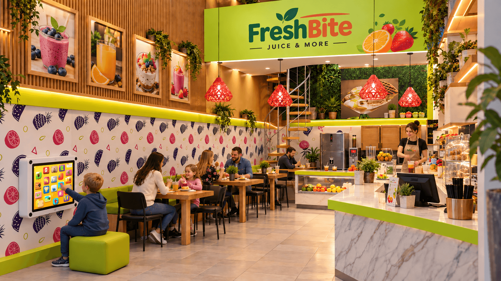 kącik zabaw fast food