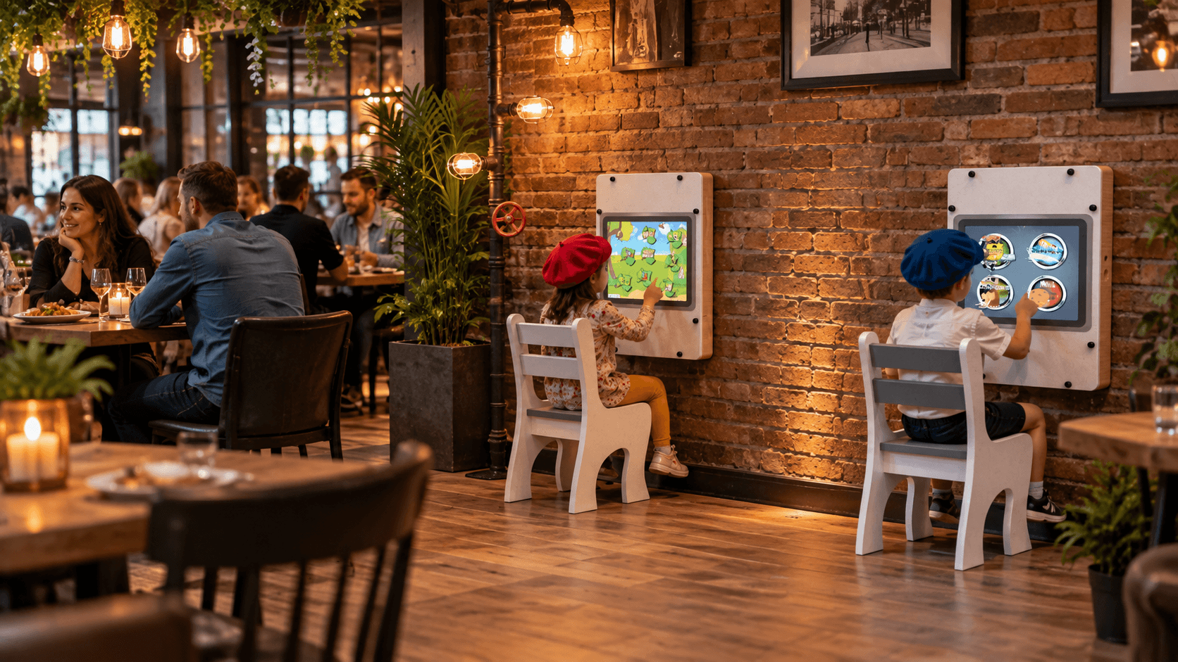 kącik zabaw do restauracji