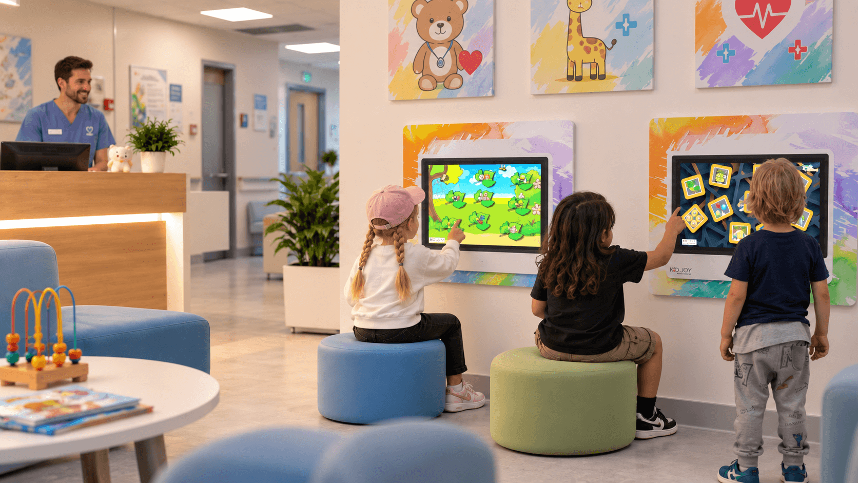kącik zabaw do kliniki
